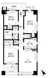 クラッサ初台 404 間取り図