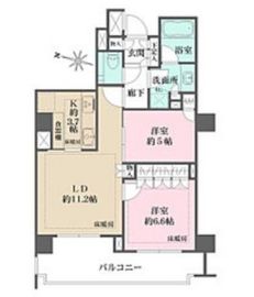 ザ・パークハウス麻布外苑西通り 207 間取り図