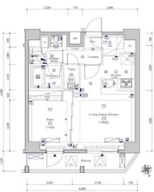 シーフォルム大井町 9階 間取り図