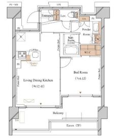 ブランシエスタ久が原 708 間取り図