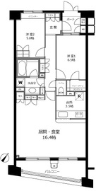 アルス中目黒ヴィルトレーテ 1階 間取り図