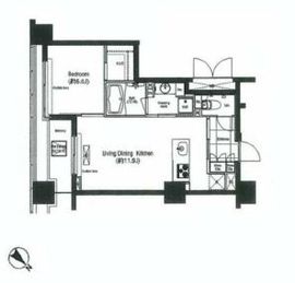 コンフォリア新川 703 間取り図