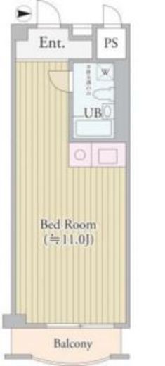 パークグレース新宿 403 間取り図