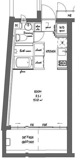 BPRレジデンス祐天寺 106 間取り図