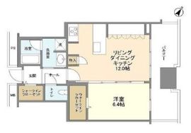 リガーレ日本橋人形町 39階 間取り図