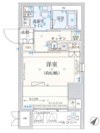 リヴシティ日本橋ネクステシア 10階 間取り図