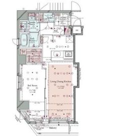 コンシェリア麻布プラチナムスクエア 11階 間取り図