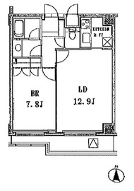 The Hermitage (ザ・ハーミティッジ) 403 間取り図