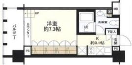 イクサージュ目黒 2階 間取り図