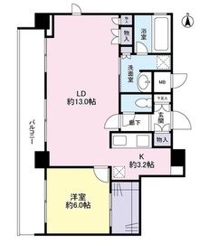メインステージ白金 14階 間取り図