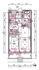 目黒第一マンションズ 1003 間取り図