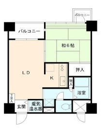 グランドメゾン田町 6階 間取り図