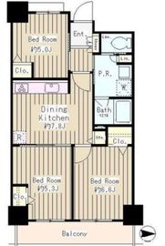 イーストコア曳舟一番館 16階 間取り図