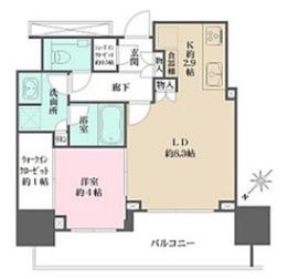 ザ・パークハウス日本橋蛎殻町レジデンス 2階 間取り図