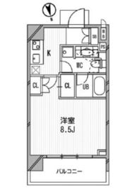 アーデン麻布十番 203 間取り図