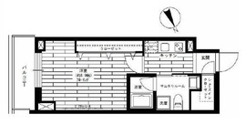 グランドコンシェルジュ六本木 11階 間取り図