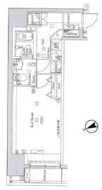 ブレシア銀座イースト 2階 間取り図