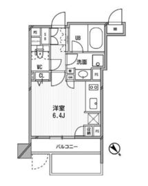 クリオ渋谷ラ・モード 107 間取り図