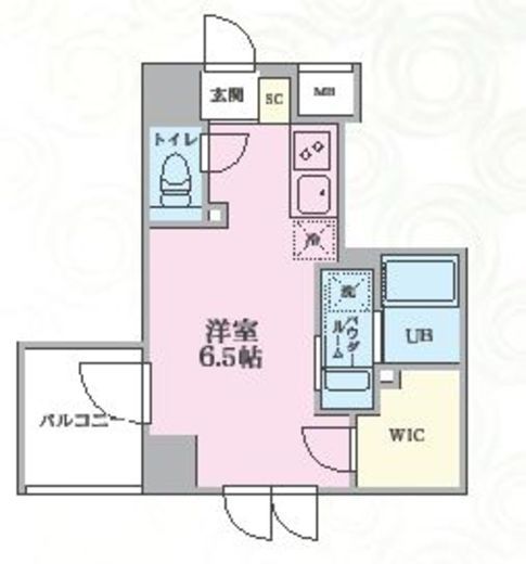 シュブラン大井町 202 間取り図