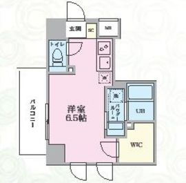 シュブラン大井町 701 間取り図