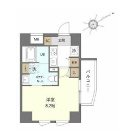 シュブラン大井町 602 間取り図