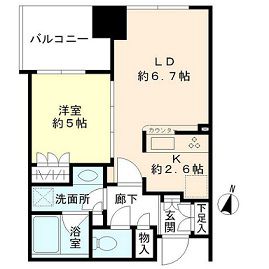 大崎ウエストシティタワーズ イースト 7階 間取り図