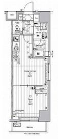 プレミアムキューブ代々木上原 604 間取り図