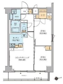 リージア経堂イーストプレイス 506 間取り図