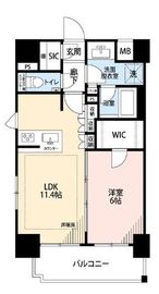 アデニウム東日本橋 9階 間取り図