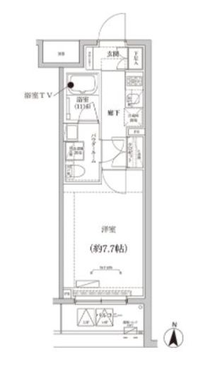 CREALpremier大島 602 間取り図