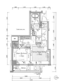 パークホームズ中目黒 3階 間取り図