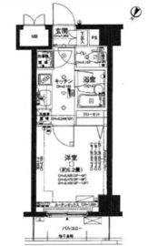 パレステュディオ渋谷ウエスト 9階 間取り図