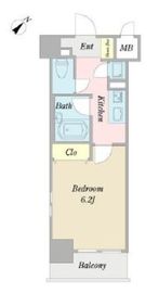 プロシード都立大学 701 間取り図