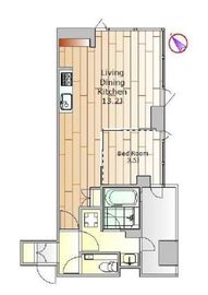 シティタワー武蔵小山 6階 間取り図