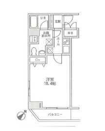 ホープシティ秋葉原 1505 間取り図