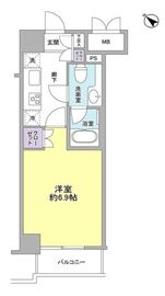 コンフォリア三宿 402 間取り図