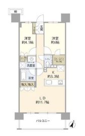 ローレルコート赤羽 8階 間取り図
