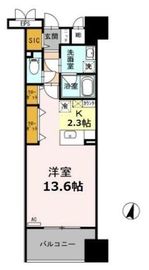 ロイヤルパークスシーサー南千住 509 間取り図