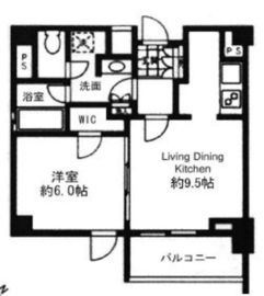 プライムアーバン用賀 208 間取り図