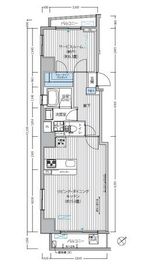 ベルテンポ赤坂 301 間取り図