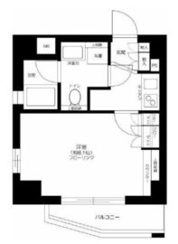 アクサス四谷3丁目 4階 間取り図