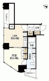 シティタワー新宿新都心 5階 間取り図