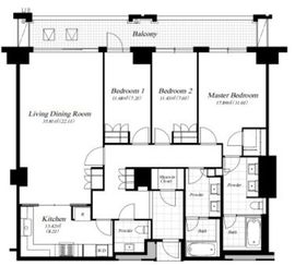 麻布第一マンションズ 416 間取り図