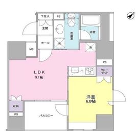 コンフォリア池袋DEUX 403 間取り図