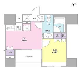 コンフォリア池袋DEUX 504 間取り図