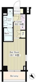 タキミハウス西早稲田 602 間取り図