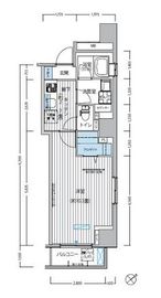 ベルテンポ赤坂 302 間取り図