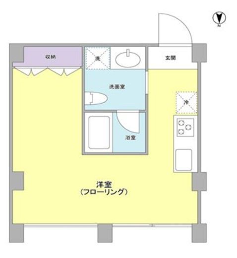 元住吉アートフラッツ 302 間取り図