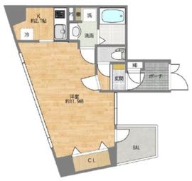 メイクスデザイン渋谷神泉 11階 間取り図