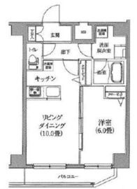 ティモーネ深川リーヴァ 4階 間取り図